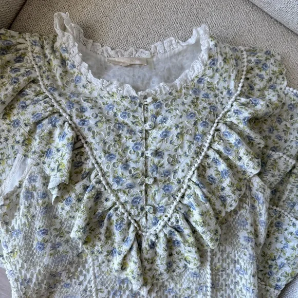 LoveShakeFancy floral cotton mini dress - Picture 4 of 8